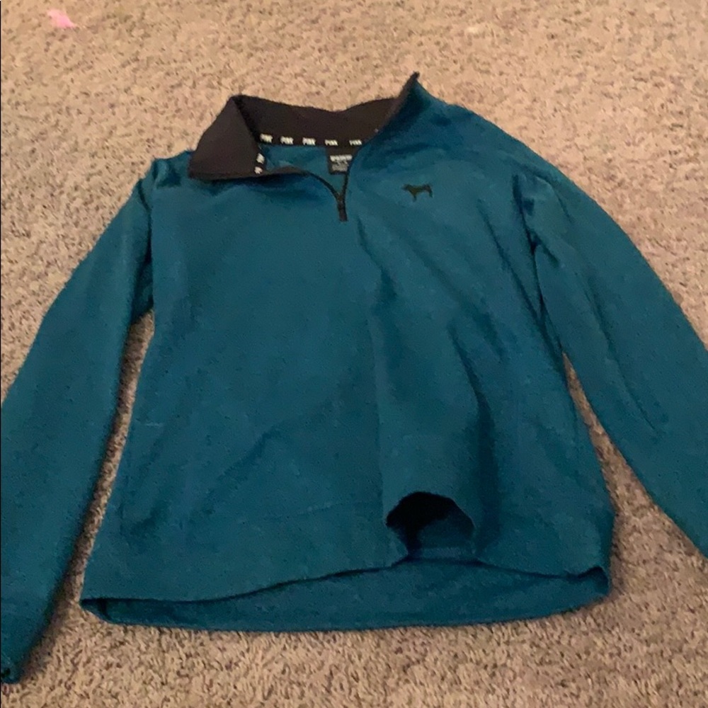 Blue PINK athletic sweatshirt